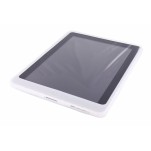 Mobiparts Siliconen Sleeve Embossed Apple iPad White