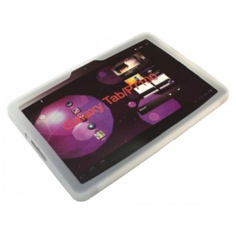 Mobiparts Siliconen Case Samsung Galaxy Tab 10.1v P7100 White