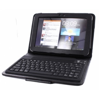 Case met Bluetooth Keyboard voor Samsung P7300 Galaxy Tab 8.9