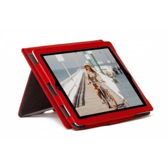 Gecko Folio Case Deluxe Apple iPad 2/3 Red