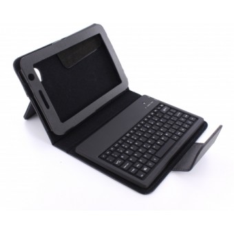 Case Bluetooth Keyboard voor Samsung P6200 Galaxy Tab 7.0  Black