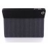 Case met Stand Apple iPad 3 Leather/Canvas Blue