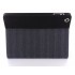 Case met Stand Apple iPad 3 Leather/Canvas Blue